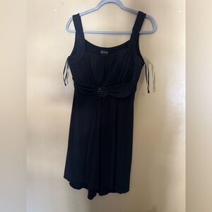 NWT Elegant Black Sleeveless Dress Petite